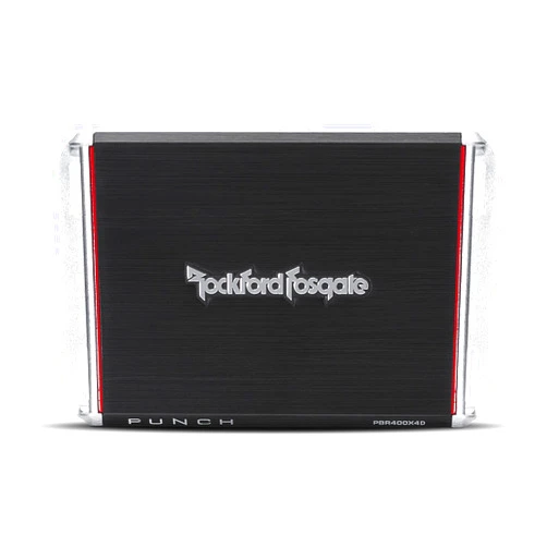 Rockford Fosgate Punch PBR400X4D Compact Chassis 400-Watt Full-Range 4-Channel Amplifier