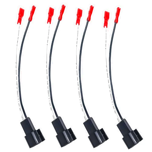NOTISH 4 Pack 72-5600 Speaker Harness Car Front Rear Door Speakers Adapter Connector Adaptor Plug Compatible with Ford F150 F250 Escape Mustang Lincoln Mercury Mazda