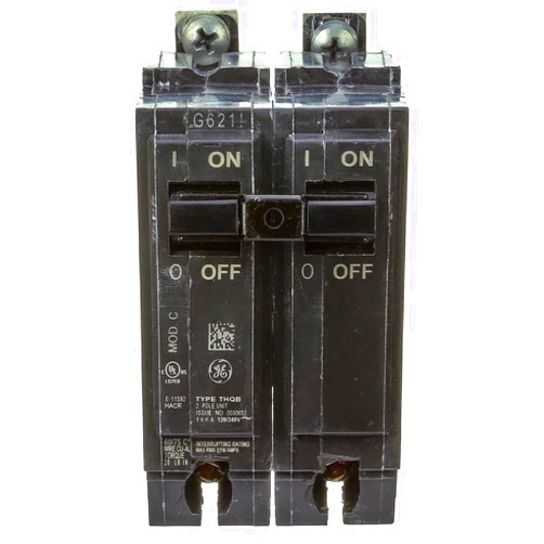 General Electric GETHQB2130 GE THQB2130 2P30A 120/240 BLT-ON CB, Black