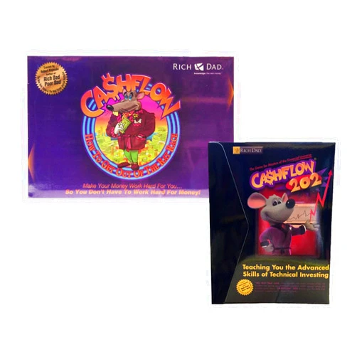 The Rich Dad Company Rich Dad Cashflow 101 and 202 Board Game Bundle