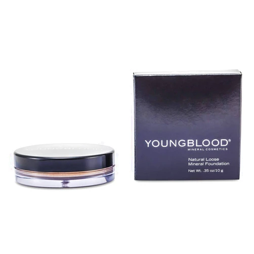 Youngblood Clean Luxury Cosmetics Natural Loose Mineral Foundation, Tawnee | Loose Face Powder Foundation Mineral Illuminating Full Coverage Oil Control Matte Lasting | Vegan, Cruelty-Free