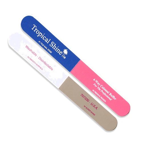 Tropical Shine Colossal Nail File 4-Way Buffer (Medium/Fine - Smooth/Shine)