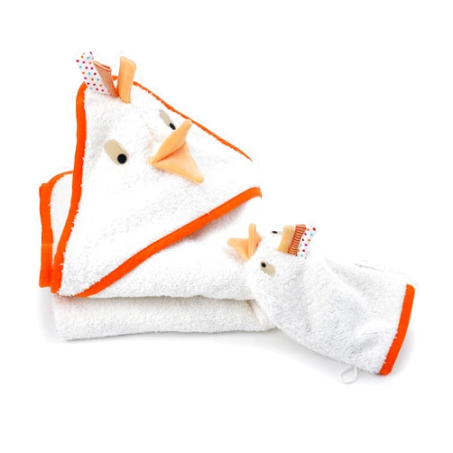 Käthe Kruse Doddy Bath Wrap Towel with Mitt