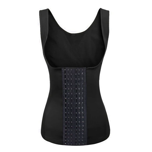 Evanhome Women's Waist Trainer Cincher Underbust Corset Vest Steel Boned Hourglass Body Shaper With Hooks S-4XL
