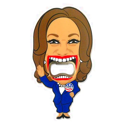 Big Bite Kamala bottle opener magnet