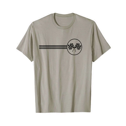 Racing The Race Gear and Gifts Checker Flag Dirt Track Racing Checkered Flag Racing Rally T-Shirt