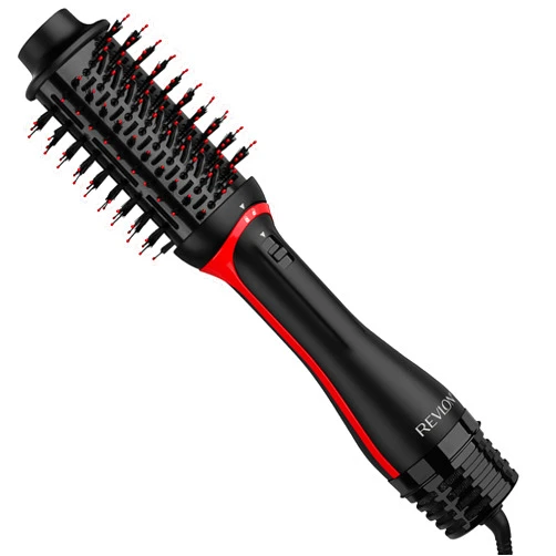 REVLON One-Step Volumizer PLUS 2.0 Hair Dryer and Hot Air Brush, Black