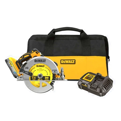 DEWALT 20V MAX Circular Saw, Cordless, 7-1/4 inch, Battery and Charger Included (DCS570H1)
