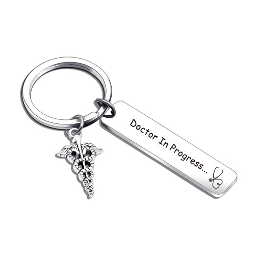 Nothers ASANHAO Future Doctor Jewelry New Doctor Keychain Future Dr Gift Future Doctor Gift Doctors day Gift Med Student Gift Doctors Graduation Gift (Doctor In Progress Keychain), General