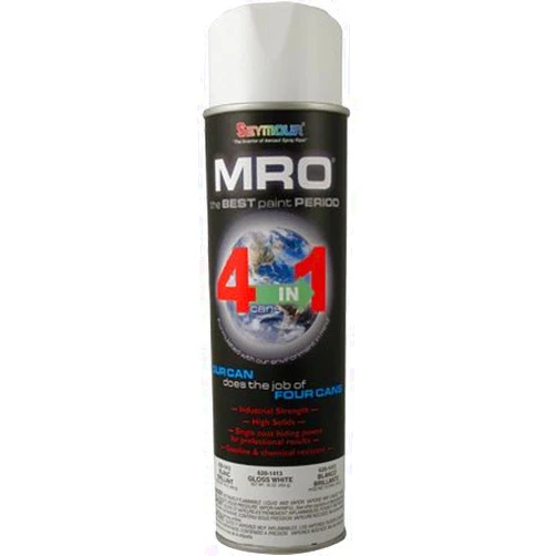 Seymour 620-1413 Industrial MRO High Solids Spray Paint, Gloss White 6-pack