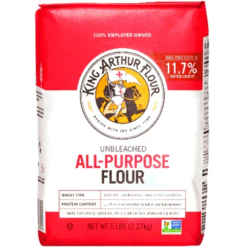 LJJ King Arthur Unbleached All-Purpose Flour, 5 Pounds!