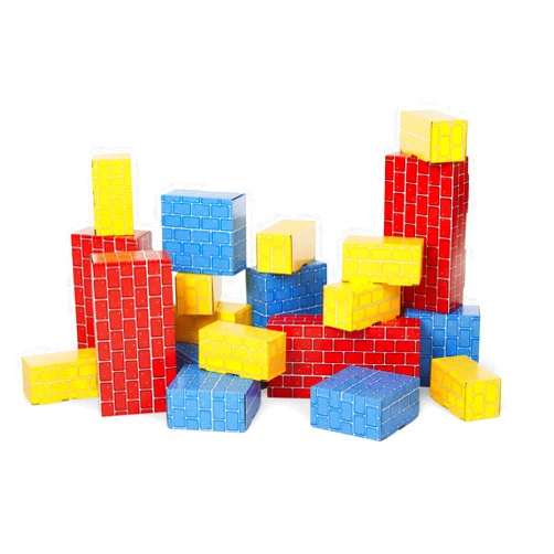 Melissa & Doug Deluxe Jumbo Cardboard Blocks (24 Pieces) - FSC Certified