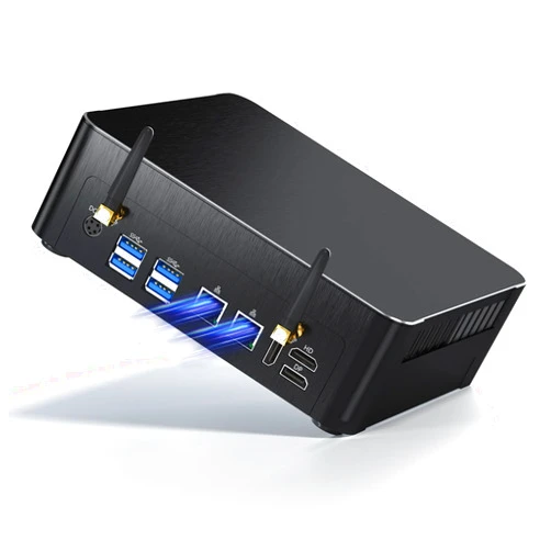 Kinupute Mini PC i9, Desktop Computer Core i9-9880H 8 cores, Windows 11 Pro, TPM2.0, 32G DDR4, 1T NVME SSD, DP/HDMI/Type-C Port, Triple Display, 4K@60Hz, Dual 2.5G LAN, WiFi 6E/BT5.3, 4G Module, VESA