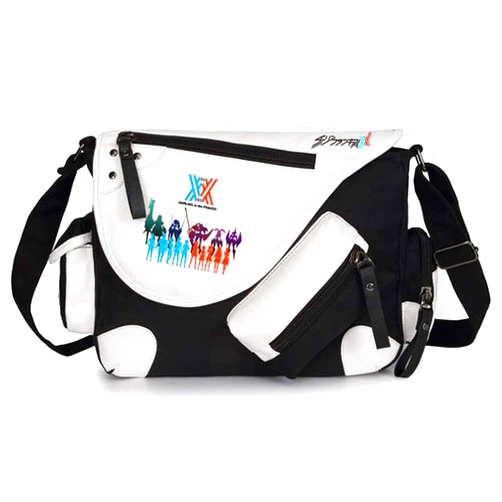 GO2COSY Anime Darling in the FranXX Messenger Bag Handbag Cross-body Tote Bag Student Bag Shoulder Bag
