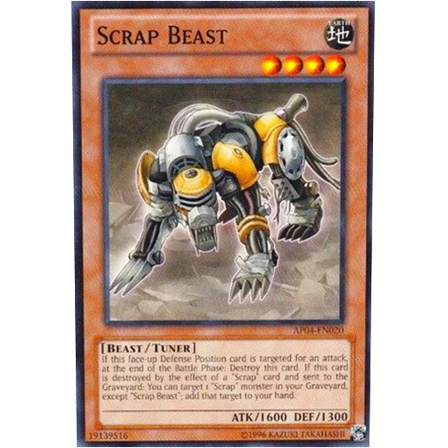 YU-GI-OH! - Scrap Beast (AP04-EN020) - Astral Pack: Booster Four - Unlimited Edition - Common