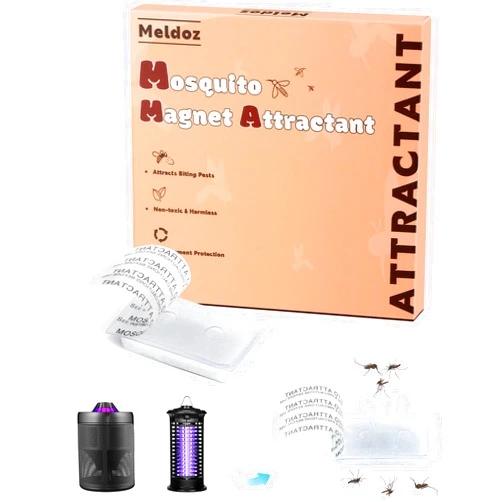 Meldoz Octenol Mosquito Attractant for Bug Zapper, Magnet Biting Insect Lures for Fly Traps (1 Pack)