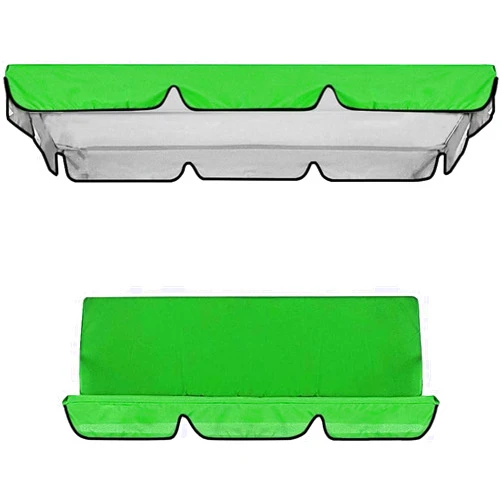 RKNHXAJ Canopy Swing Replacement Cover Set,Outdoor Swing Replacement Set,Replacement Canopy Cover for 2/3-Seater-Swing Chair,All Weather Protection Porch Swings Outdoor Sunproof Chair Patio/Lawn/Garden