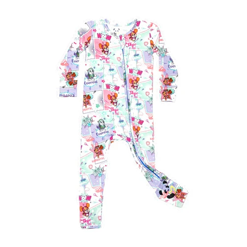Bellabu Bear Paw Patrol Rayon from Bamboo Convertible Footie for Baby Boys & Girls