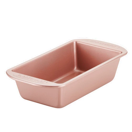 Farberware Nonstick Bakeware Meatloaf/Nonstick Baking Loaf Pan - 9 Inch x 5 Inch, Rose Gold