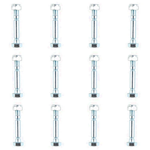 Multisland Two Stage Snow Blower Shear Pins Bolts and Nuts Set 303160355P / 303160355 Replacement Parts for PowerSmart Snow Blower(12 Pcs)