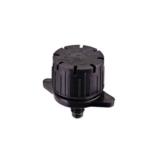 Raindrip R158CT Adjustable Flow Bubbler, Non-Pressure Compensating Emitter, Full-Circle Pattern, 8-Stream Spray, with 10-32 Threaded Inlet, 5-Pack, Black