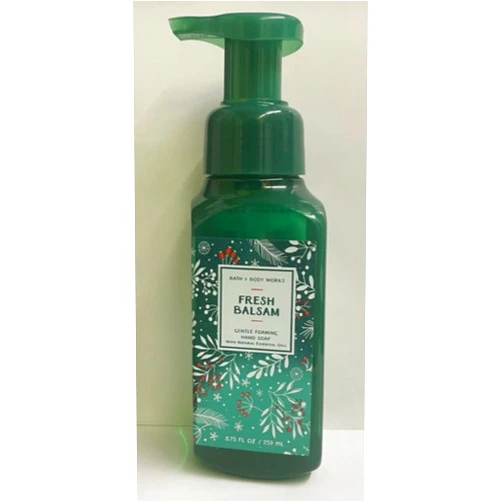 Bath & Body Works White Barn Bath and Body Works Fresh Balsam Gentle Foaming Hand Soap 8.75 Ounce