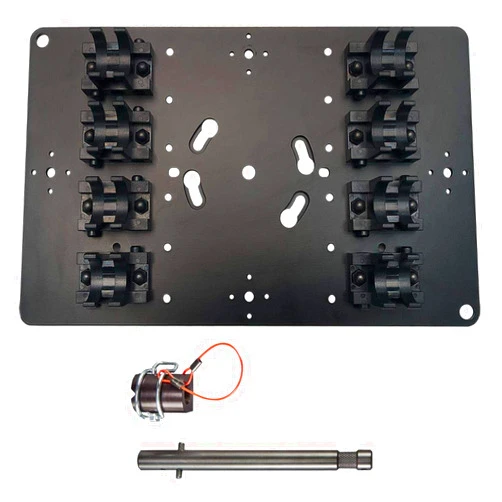 Quasar Science Quad T8 QuasarPlate, Holds up to Four T8 Linear LED Lamps