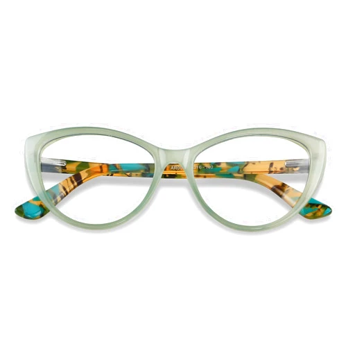 ANDWOOD Blue Light Blocking Glasses Women Bluelight Blocker Computer Cateye Clear Cat Eye Eyeglasses Frame AR003
