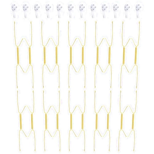 Fasunry 10 Pack Plate Hangers, 8 Inch Wall Plate Hangers and 12 Pack Wall Hooks, Compatible 7.5 to 8.5 Inch Decorative Plates, Antique China, Antique Plates and Arts
