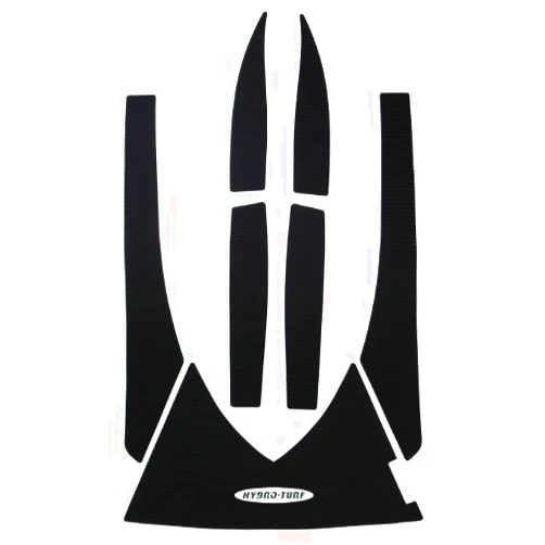 Hydro-Turf Cut Groove jet ski mats compatible with Sea-Doo GTX 03-08, GTX 4-tec 02-05, RXT-X (Black)