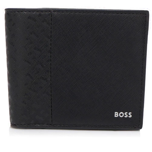 Boss Men's Zair_M Windo Trifold Wallet, Black1, Black 1, Modern