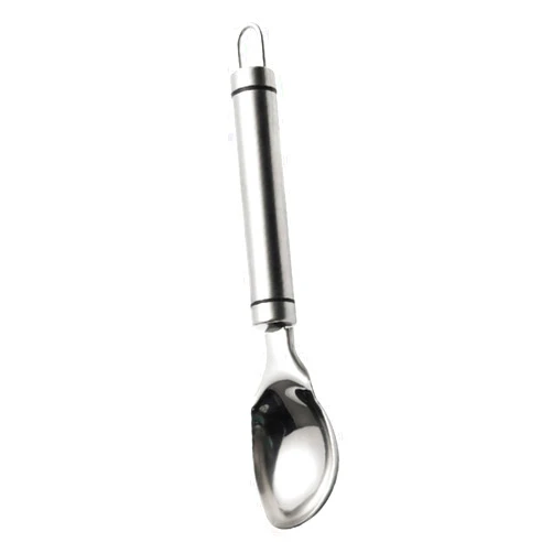 Ciieeo 1pc Stainless Steel Ice Cream Scoop Cups Corer Ice Brick Creams Sweet Instant Cookie Cupcake Scoop Ice Cream Canteen Ice Cream Cone Ice Spoon Ice Cream Scoop Liquid Cored Silver