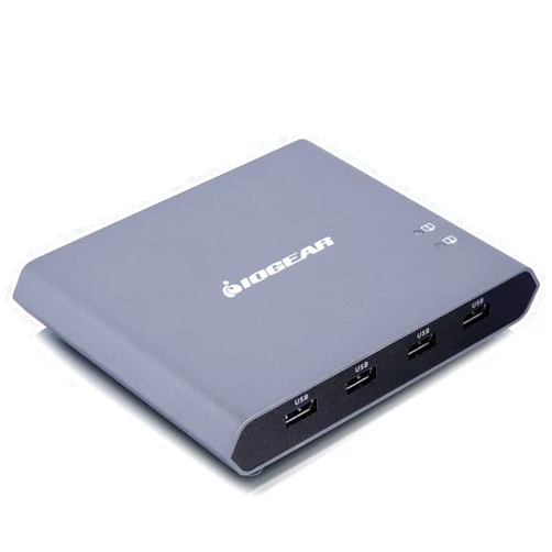 IOGEAR Access Pro Plus 2-Port USB-C Desktop KVM Switch, 4X USB Hub, DP Output in 4K 60Hz, DP 1.4 Alt Mode, Switch Between 2 Devices. Switch Between for Windows or Mac GCS1602CC