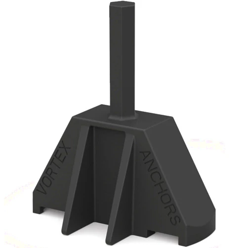 Vortex ANCIT-FB-CP Spiral Ground Anchor Installation Tool - for Use with Power Drill (1-Pack)