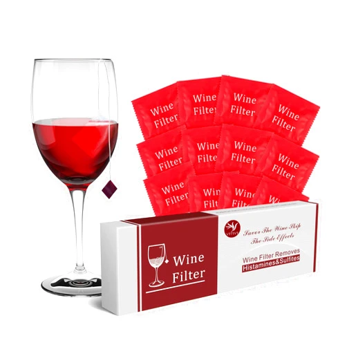 V7T7V7 Wine Sulfite Filter To Remove Sulfite And Histamine, Eliminate Headaches, Reduce Wine Allergies(12 Pack)
