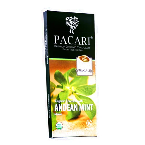 Pacari Andean Mint Organic Chocolate Bar