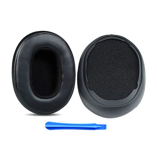 Jingewell Replacement Ear Pads Cushion for Skullcandy Crusher Wireless Crusher Evo Crusher ANC Hesh 3 Hesh EVO Hesh ANC Headphones, Headset Ear Cups Cover Repair Parts Black