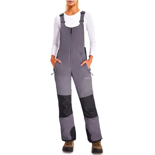 BenBoy Women's Snow Bibs Ski Waterproof Windproof Insulated Overalls Ripstop Snowboard Pants Winter