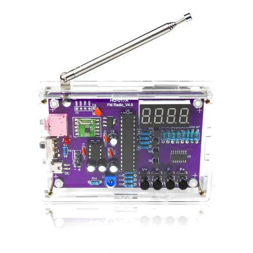 ISolderStore FM Radio Kit Soldering Practice Kit DIY Electronic Kits Radio DIY Kit Digital DIY Soldering Project Kit ISolderStore