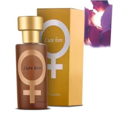 Inalsion Golden Lure Pheromone Perfume, Lure Her Perfume for Men, Venom Love Cologne for Men, Pheromone Cologne for Men Attract Women, Romantic Pheromone Glitter Perfume (for women)