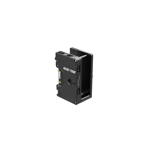 Wooden Camera Dual Battery Plate Cradle for Teradek Bolt LT 6 and Bolt LT 4K Transmitter, with 3 D-Tap Ports for Accessory Power (Gold Mount)