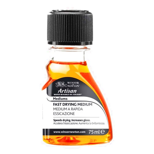 Winsor & Newton W&N Artisan Water Mixable Fast Drying Medium, 75ml bottle