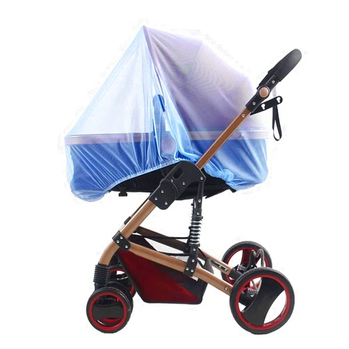 Hacent 2 Pack Mosquito Net Portable Durable Bug Net for Baby Strollers Infant Carriers Car Seats,Cradles Cribs,PacknPlays,Universal Size Fits Most (Blue)