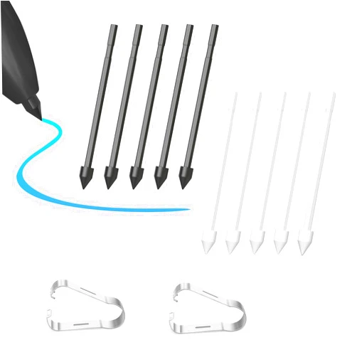 SSS·GRGB 10 PCS Tips/Nibs Replacement for Samsung Galaxy Tab S9/S9FE+/S9 Ultra, S8/S8+/S8 Ultra, S7/S7+/S7 FE, S6/S6 Lite, Note10/10 Plus/10 Lite, Note 20/S21/S22/S23/S24 Ultra S Pen