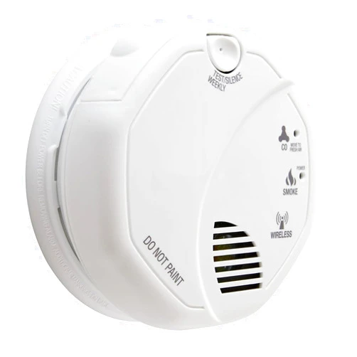 Zeus CCTV 1080P Battery Powered HD Wi-Fi Camera Fire Alarm Smoke Spy Camera (3120 Model / 60 Day Battery/Wall Mount)