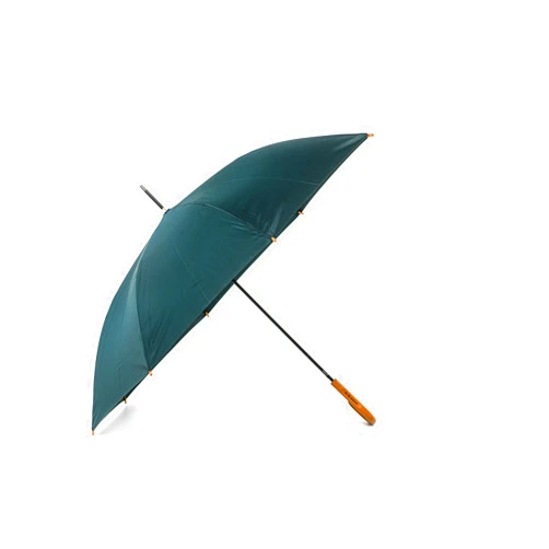 Generic Travel Umbrella, Real Wood Handle Classic Golf Umbrella Windproof Auto Open Rainproof Cane Stick Umbrellas