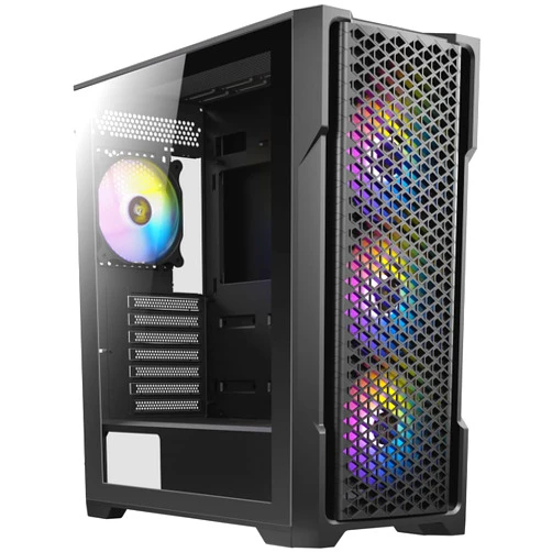 ANTEC AX Series AX90 Mid-Tower ATX Gaming Case, High-Airflow Mesh Front Panel, 4 x 120mm ARGB Fans Included, Tempered Glass Side Panels, 360mm Radiator Support