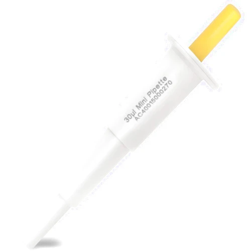 ONiLAB Mini Fixed Volume Pipette Manual Single Channel Pipettor, Laboratory Micro Pipette ，Micropipette l 30μl Yellow