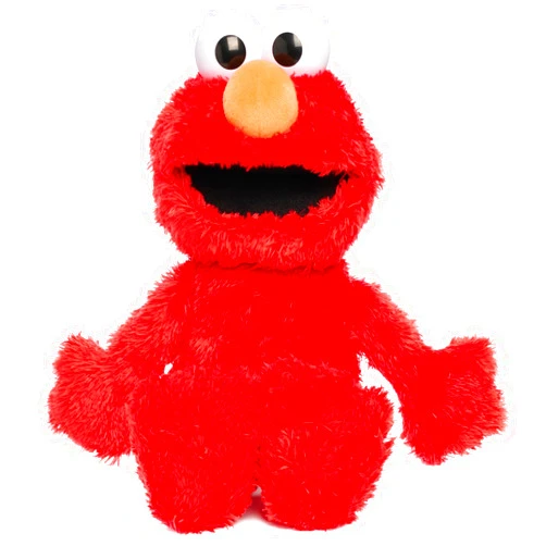 Just Play Sesame Street Tickle Me Elmo 13.5-inch Plush Doll, Laughs, Wiggles, and Giggles, Red, Kids Toys for Ages 18 Month