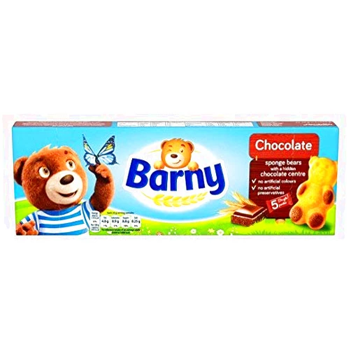 Barny Chocolate Kids Sponge Bear 5, Pack 150G, Pack of 2
